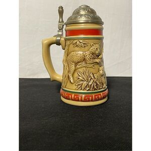 Small Stein, with jaguars engraved